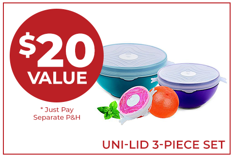 Bonus Offer - Uni-lid 3 Piece Set
